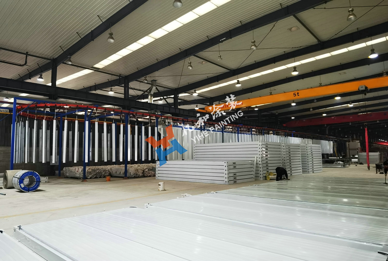 移动活动房智能装备喷涂线