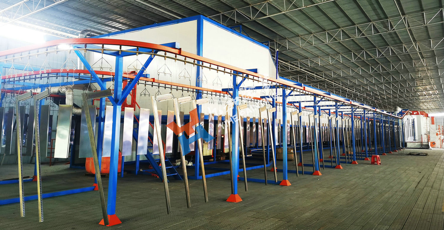 锌钢护栏喷涂线