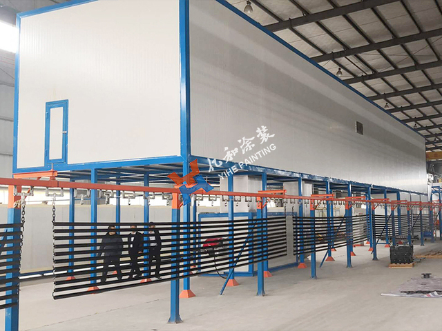 建材行业喷涂流水线