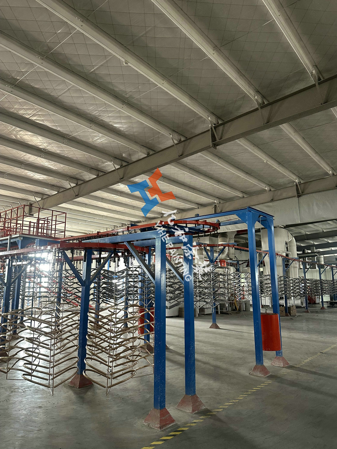 童车产品粉漆共线流水线