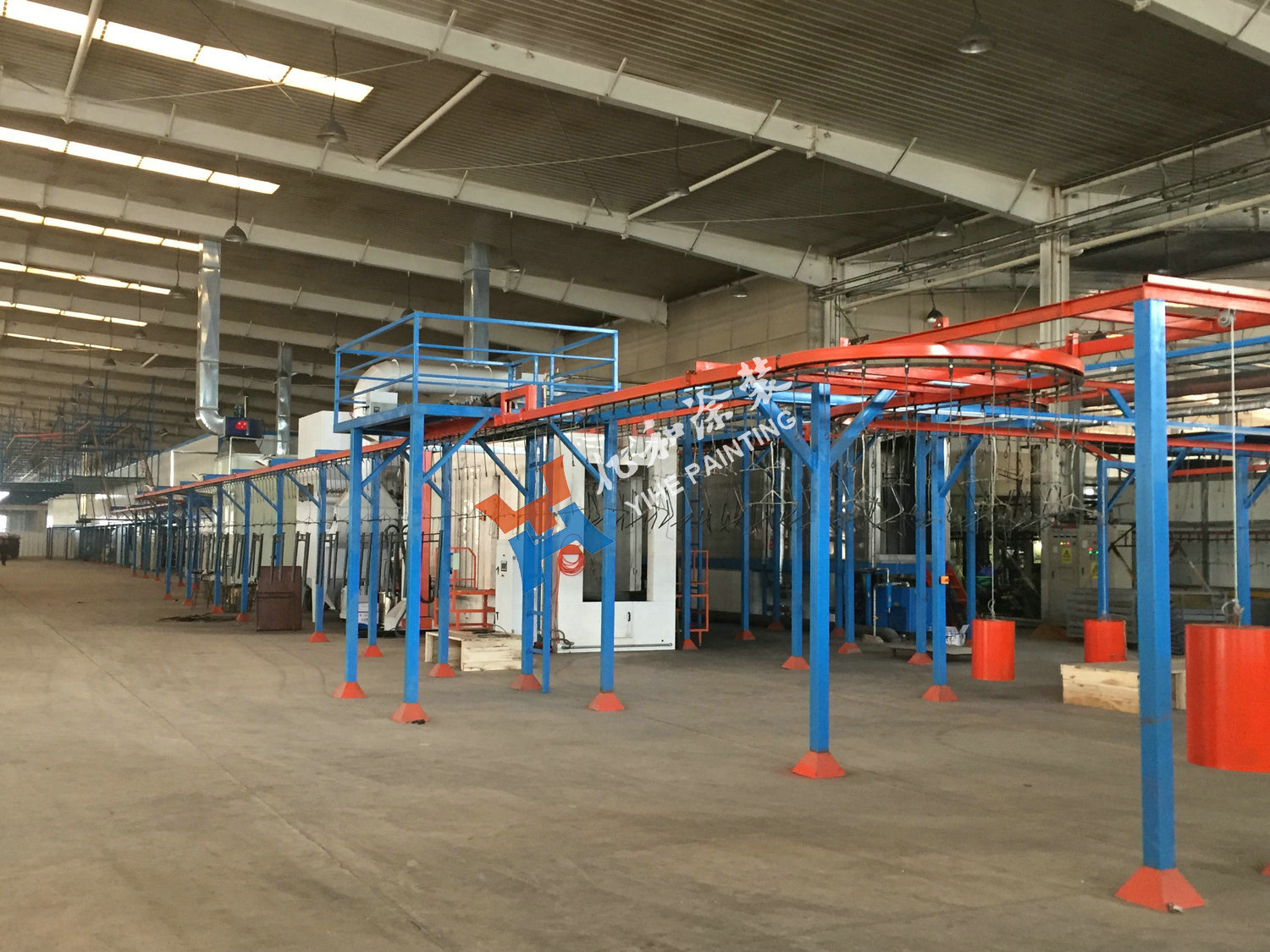 五金产品加工喷涂线