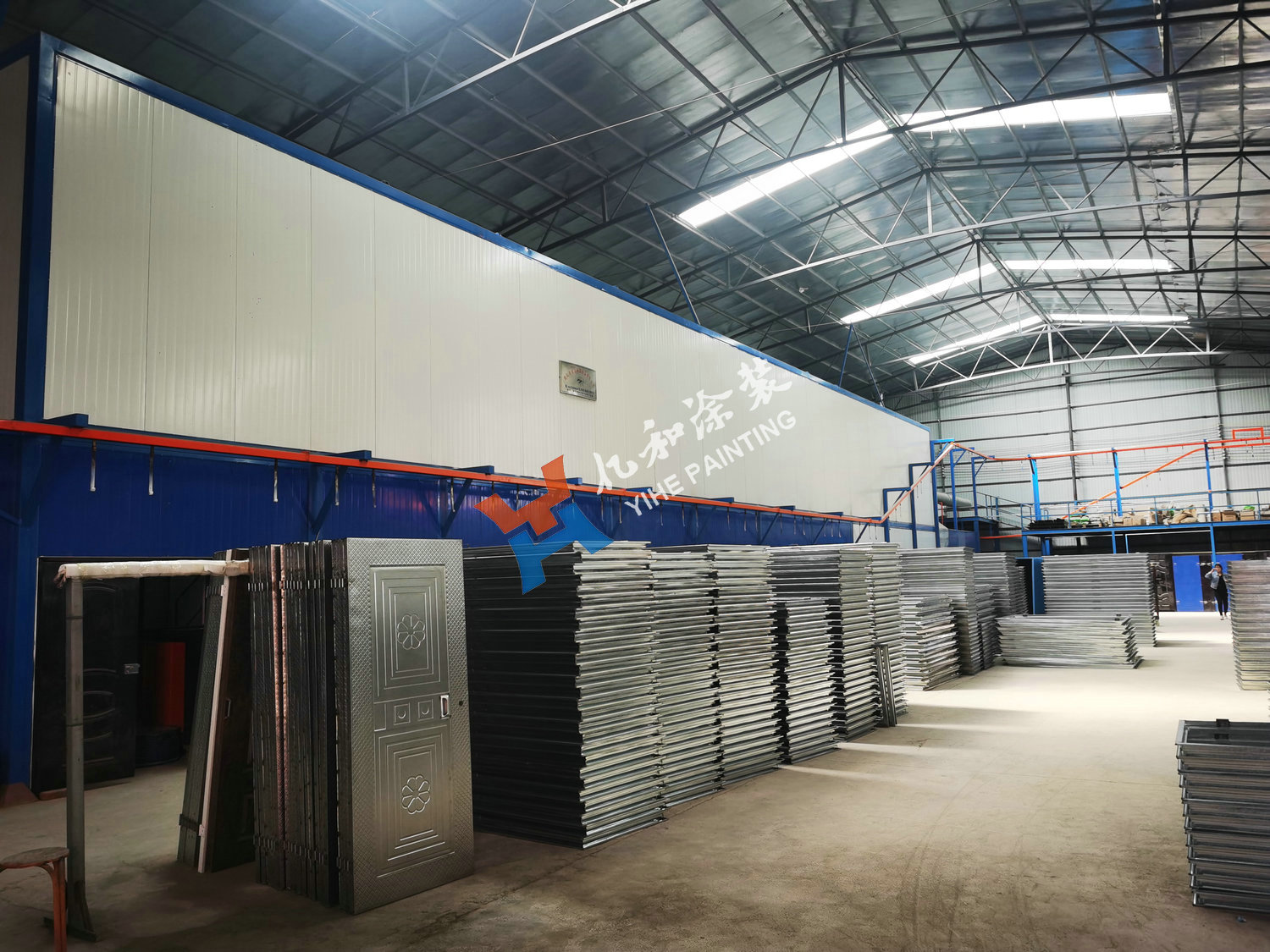 五金门产品喷涂流水线